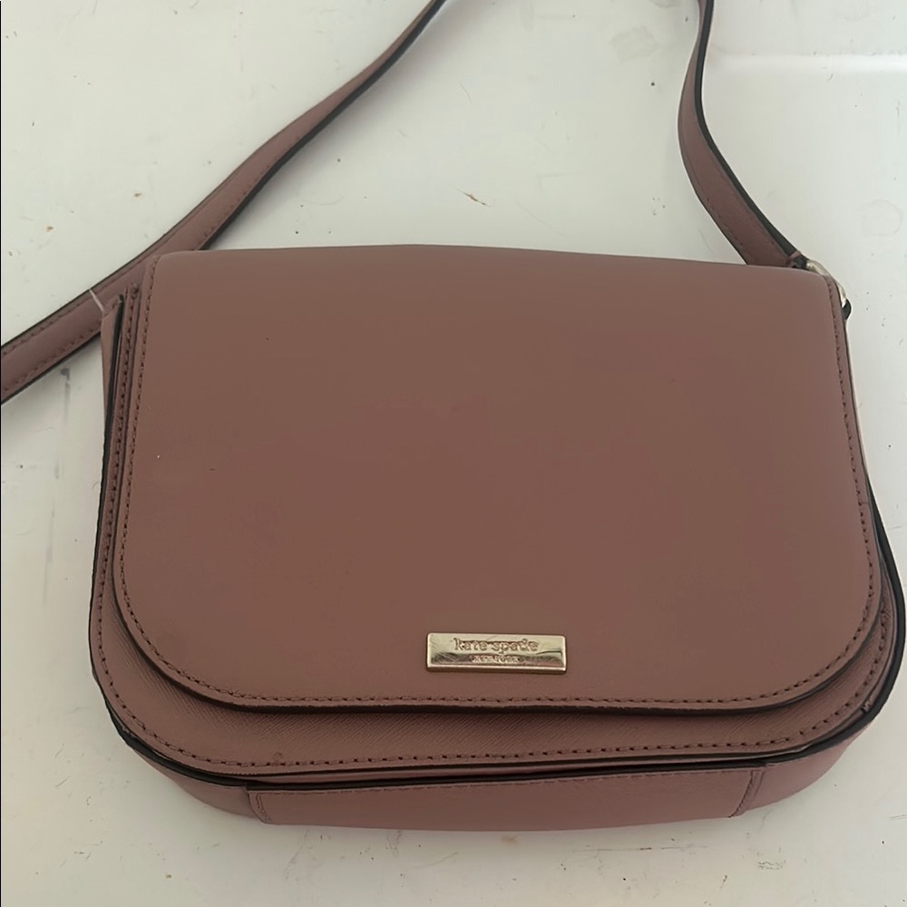 Kate spade Staci Pink Leather Flap Shoulder Bag Crossbody